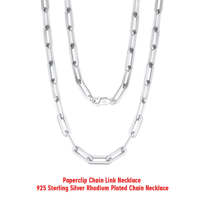 Colier argint 925 placat cu rodiu, 55 cm, 3 mm [3]