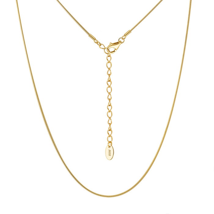 Colier argint 925 placat cu aur 14K [1]