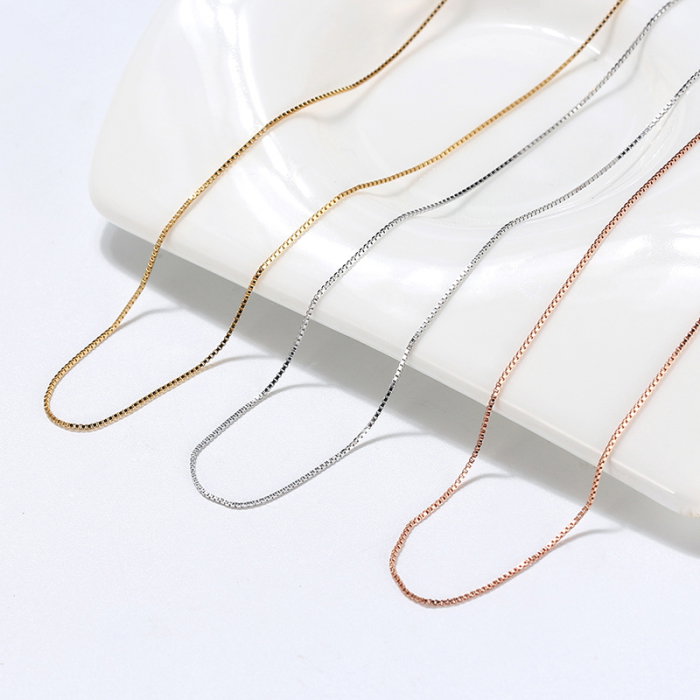 Colier argint 925 cubic placat cu rodiu, 50 cm si 2 mm [10]