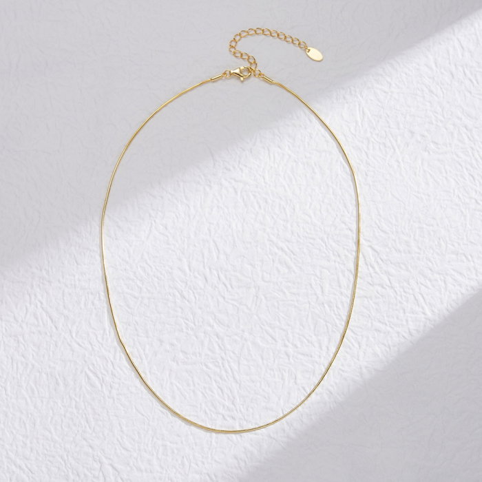 Colier argint 925 placat cu aur 14K [3]