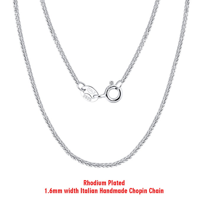 Colier argint 925 placat cu rodiu, 55 cm, 1,6 mm [5]