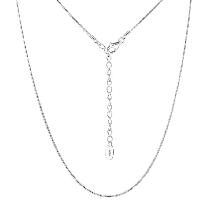 Colier argint 925 placat cu rodiu, 40 cm [1]