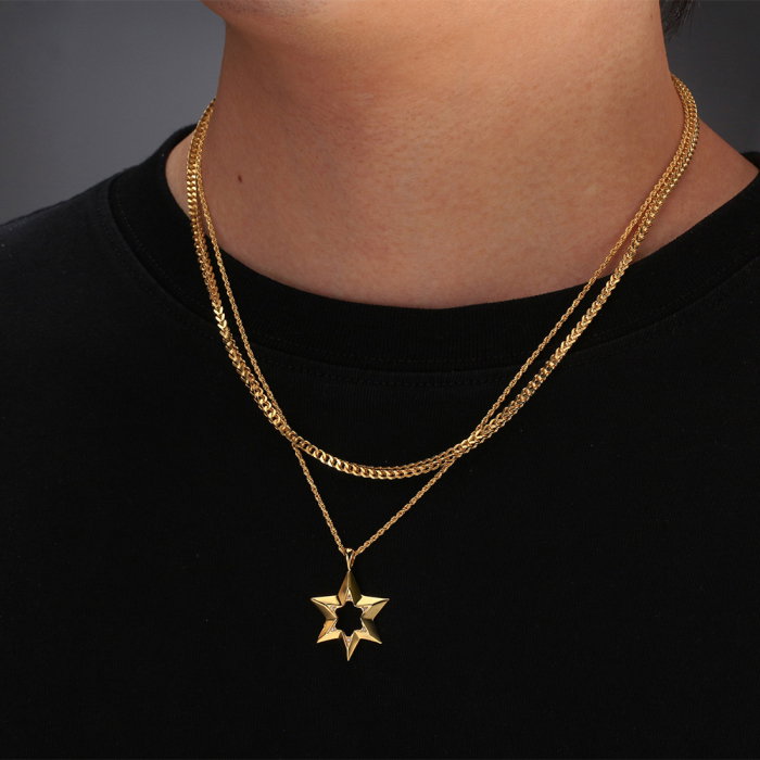 Colier argint 925 placat cu aur 18K, 50 cm, 2,5 mm [4]