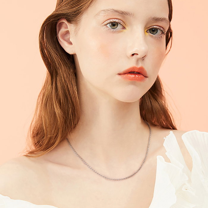 925 placat cu rodiu, 55 cm, 2 mm [2]