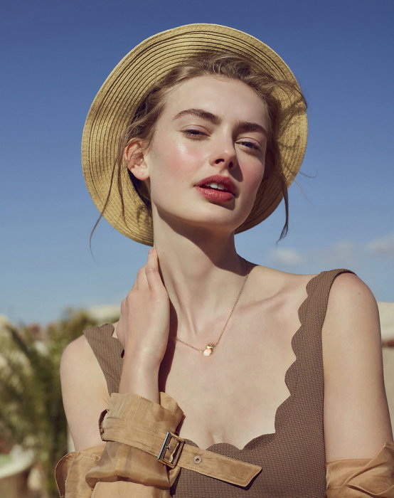 Colier argint 925 placat cu rodiu cu opal natural [7]