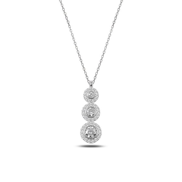 Colier argint 925 rodiat cu zirconii albe - Be Elegant CTU0064 [1]