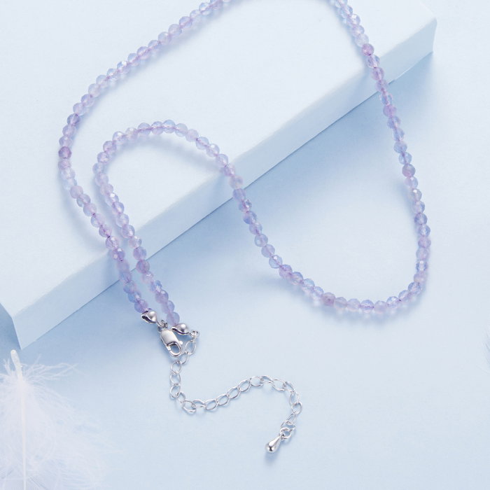 Colier argint Ametist Natural [3]