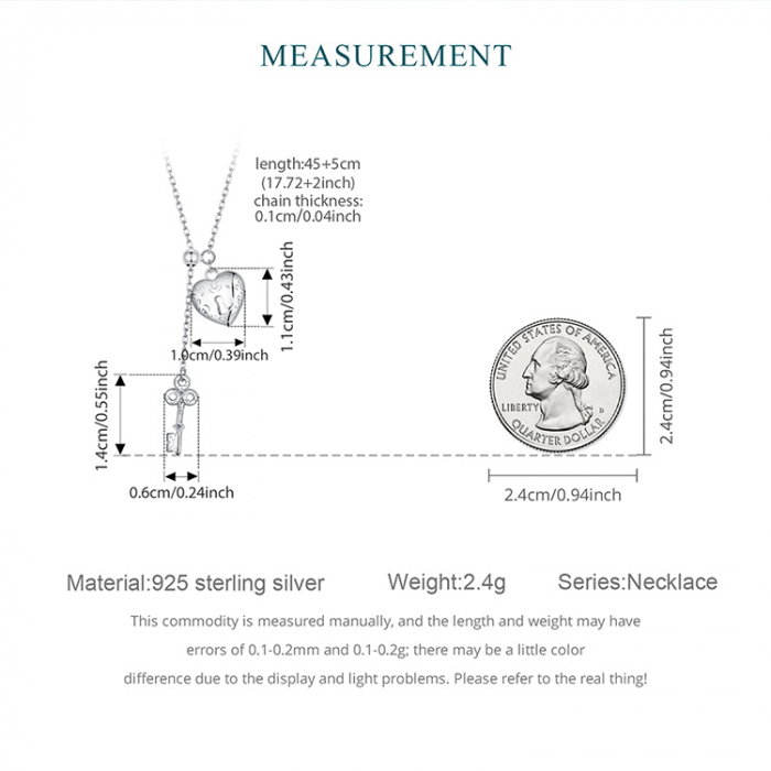 Colier argint cheia dragostei [11]