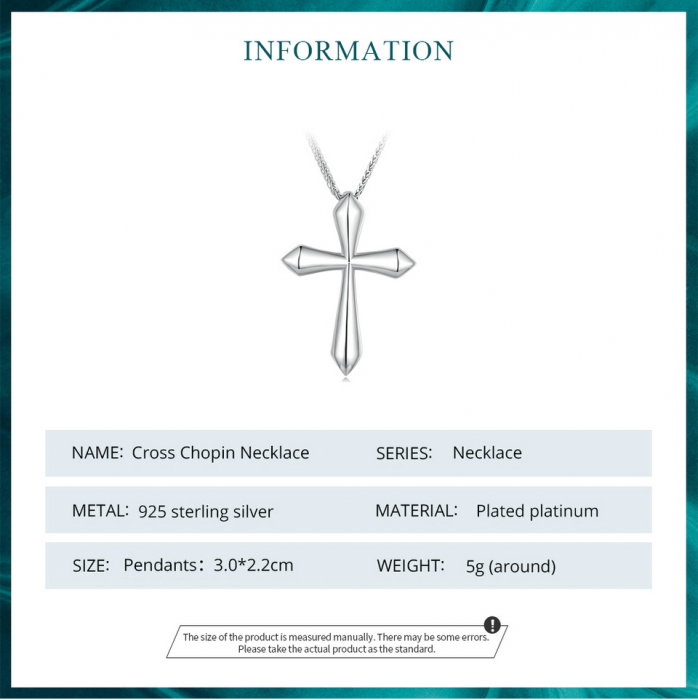 Colier argint cross chopard [9]