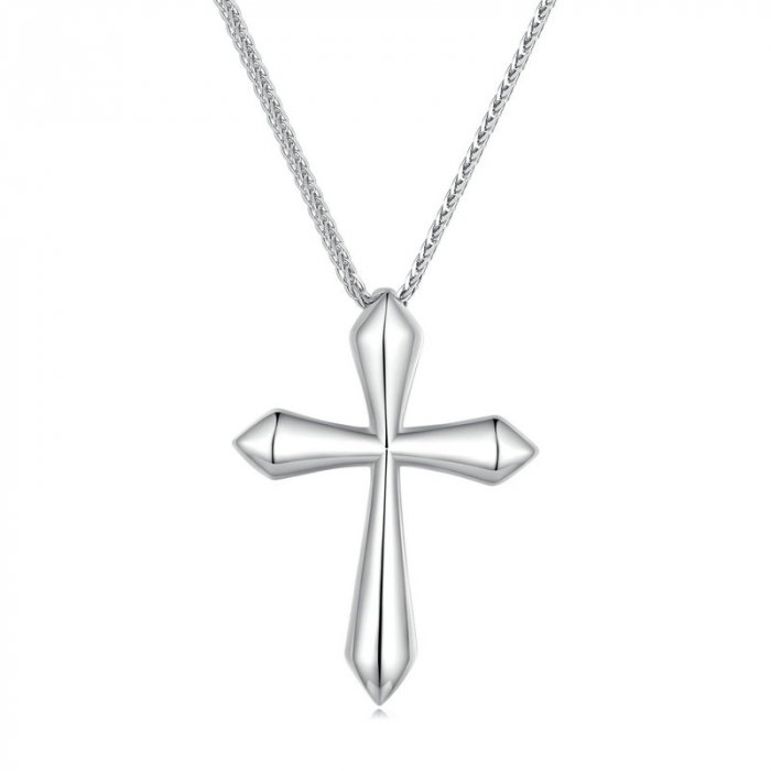 Colier argint cross chopard [13]