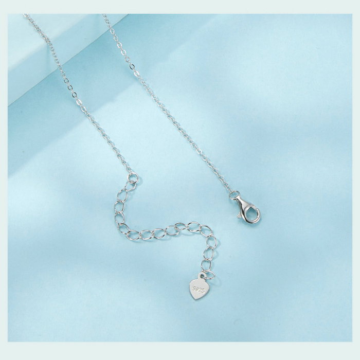 Colier argint cu avion cu zirconii [11]