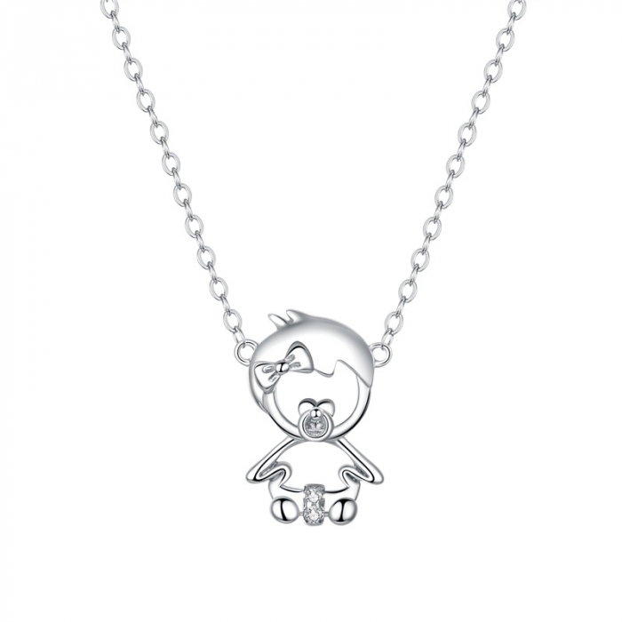 Colier argint cu bebelus [1]