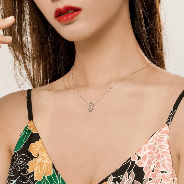 Colier argint cu bebelus [2]