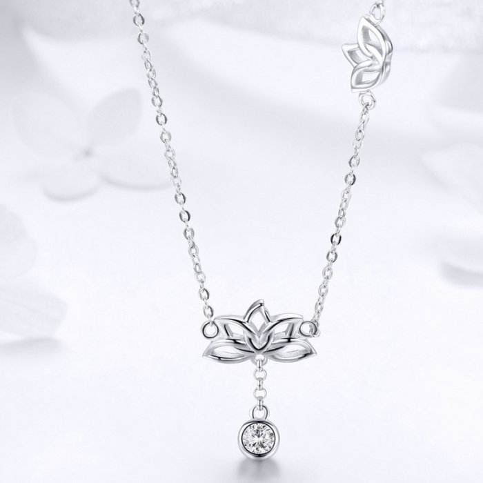Colier argint cu floare de lotus [3]