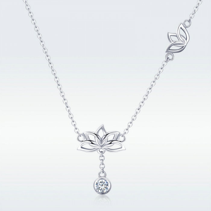 Colier argint cu floare de lotus [6]