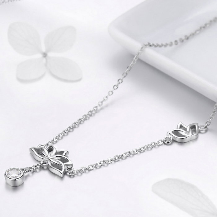 Colier argint cu floare de lotus [5]