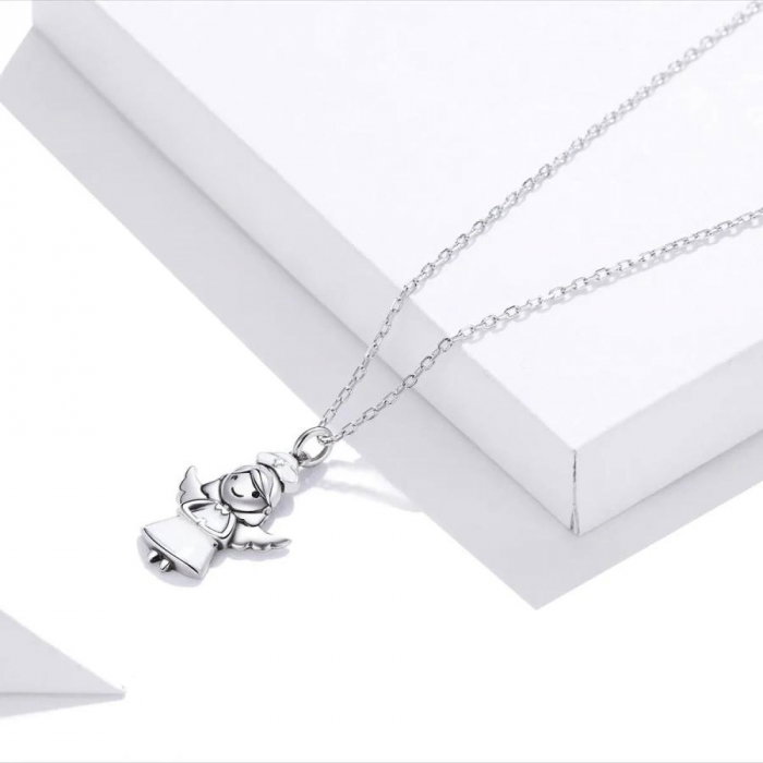 Colier argint cu ingeras [3]