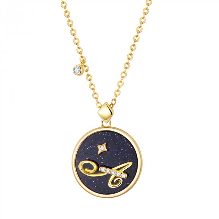 Colier argint cu litera A [1]