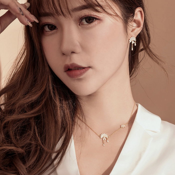 Colier argint cu margarete [4]