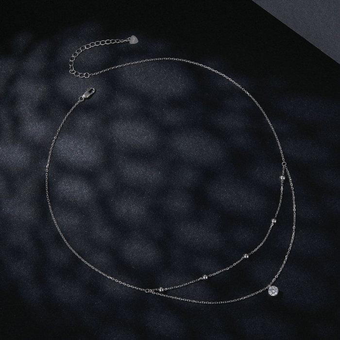 Colier argint cu Moissanite [5]