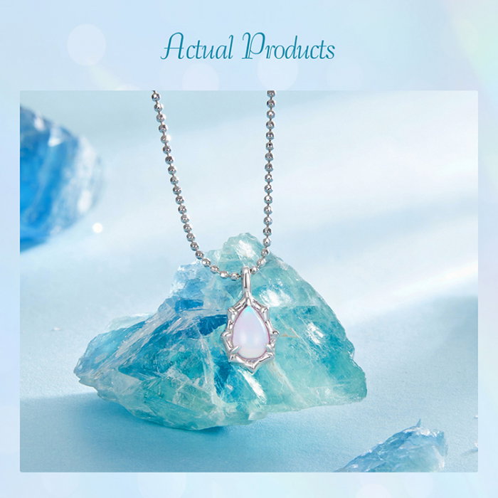 Colier argint cu opal sintetic [20]