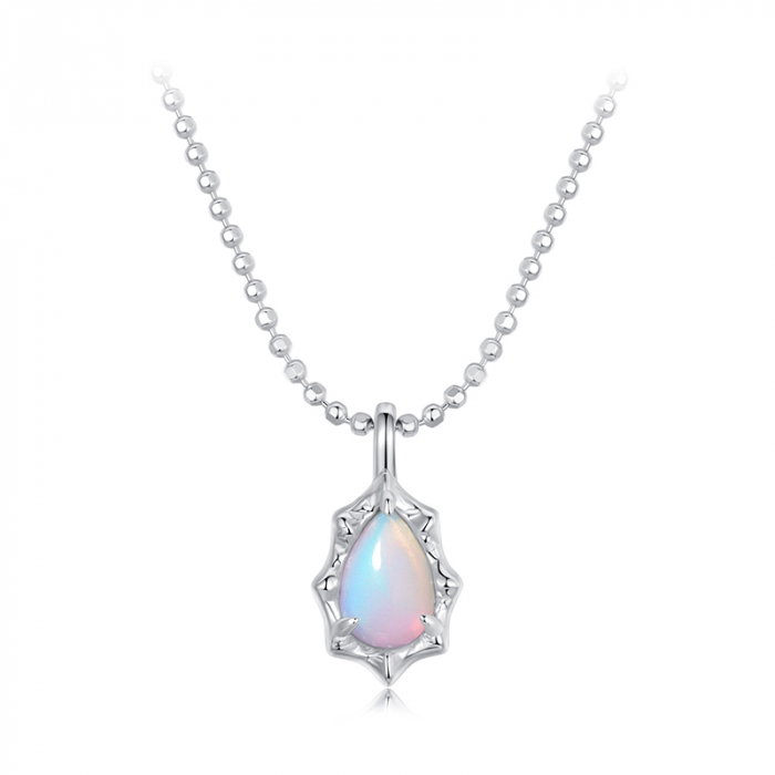 Colier argint cu opal sintetic [1]