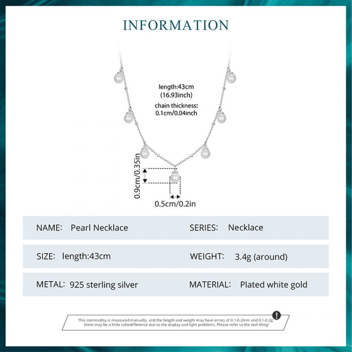Colier argint cu perle [10]