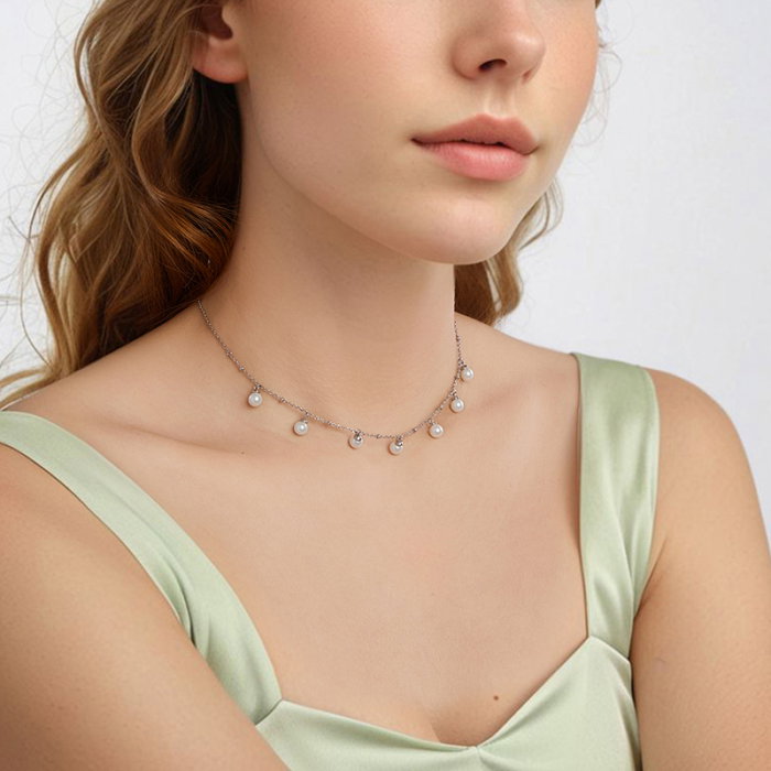 Colier argint cu perle [6]