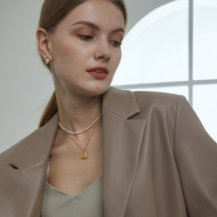 Colier argint cu perle natuale [5]