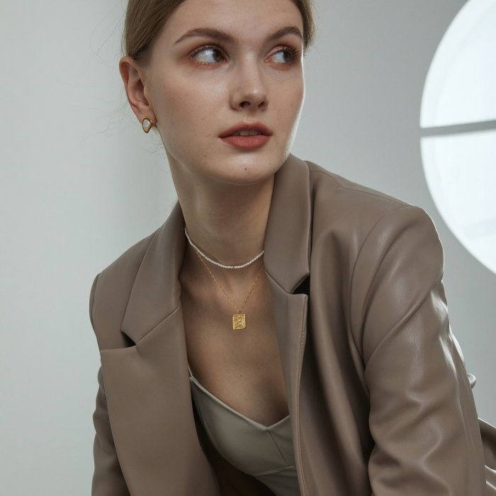 Colier argint cu perle natuale [4]