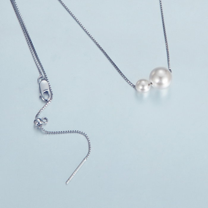 Colier argint cu perlute [3]