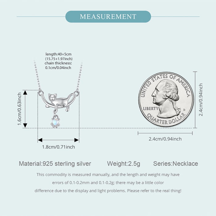 Colier argint cu pisicute si piatra lunii [11]