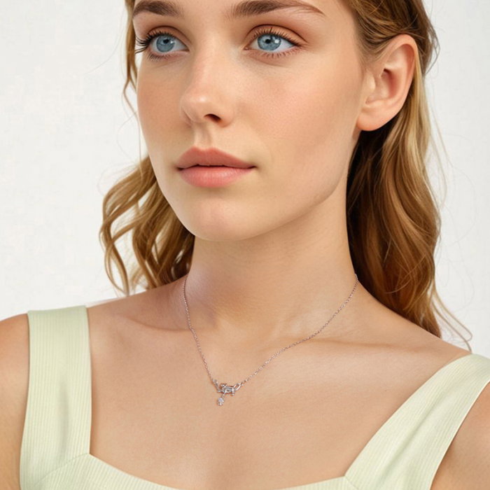 Colier argint cu pisicute si piatra lunii [8]