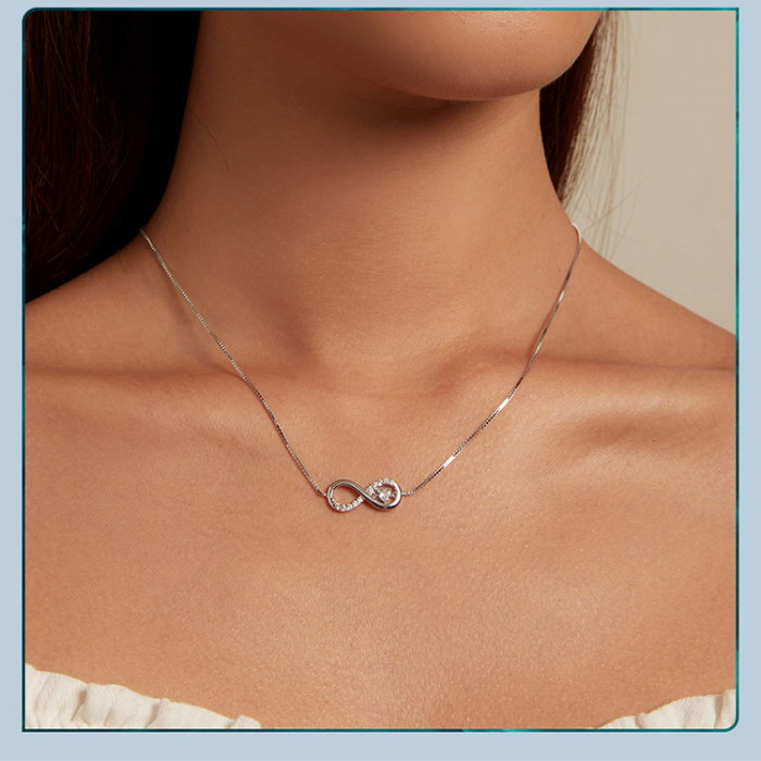 Colier argint dragoste infinita [4]