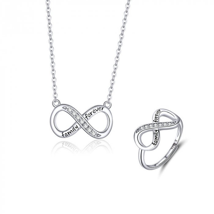 Colier argint Dragoste Infinita - family forever [10]