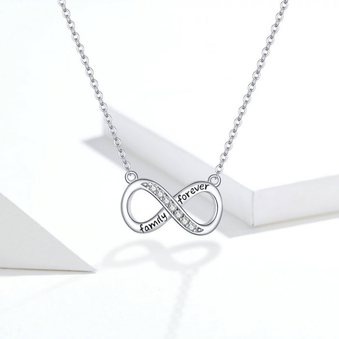 Colier argint Dragoste Infinita - family forever [8]