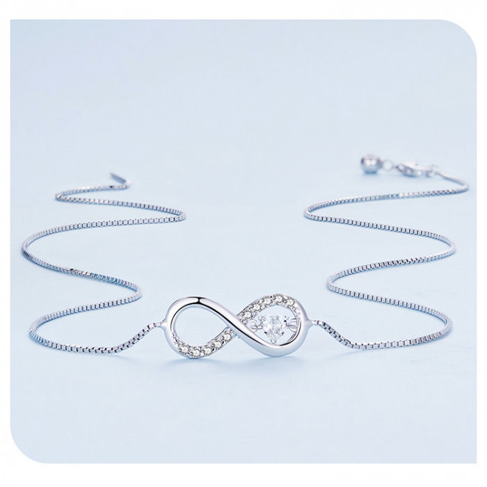 Colier argint dragoste infinita [7]