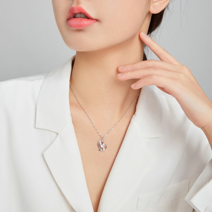 Colier argint dragoste infinita [3]