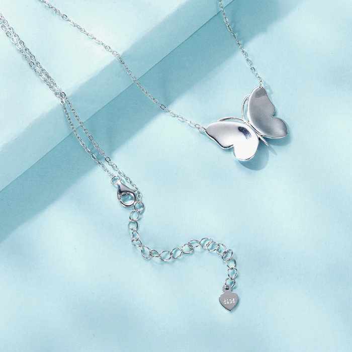 Colier argint fluturas cu cer instelat [6]