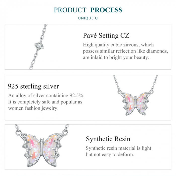 Colier argint fluture simfonie [9]