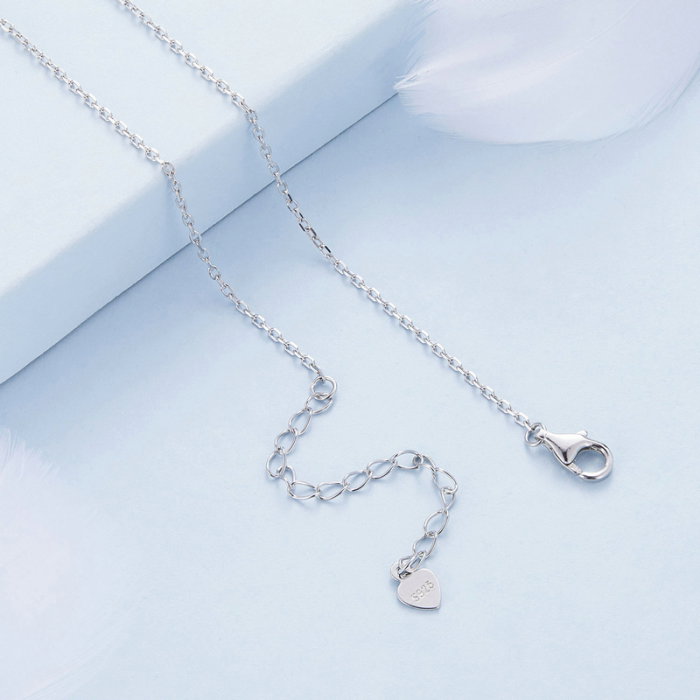 Colier argint fluture si semiluna [7]