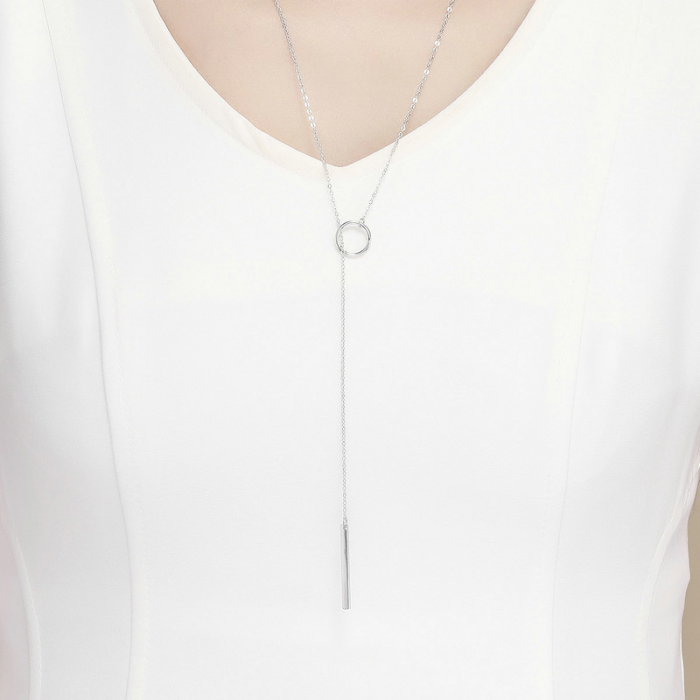 Colier argint geometric [2]