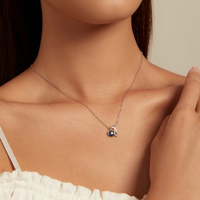 Colier argint inima [9]