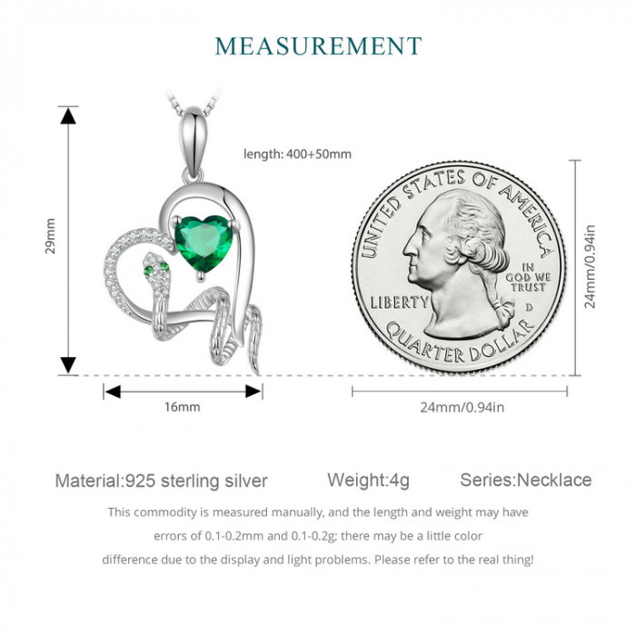 Colier argint inima si sarpe [13]