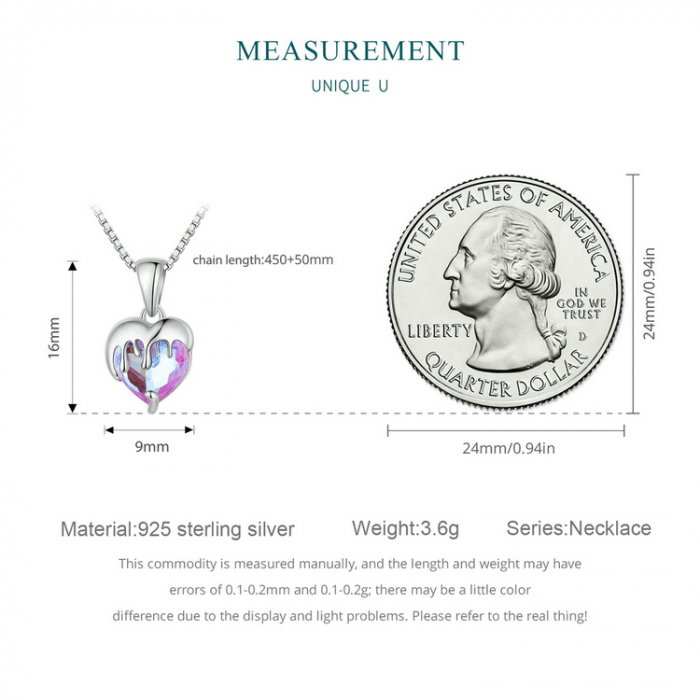 Colier argint inimioara [13]