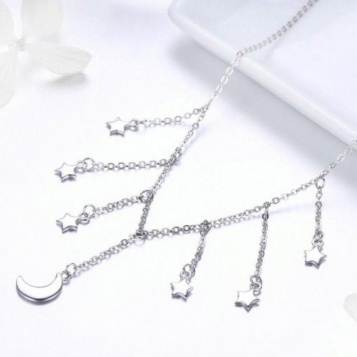 Colier argint Luna si Stelele [4]
