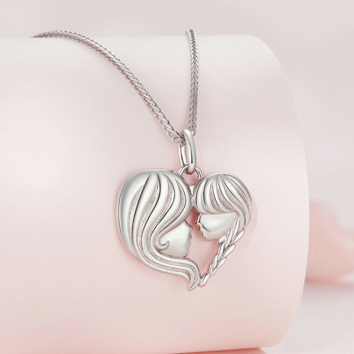 Colier argint mama si fiica [3]