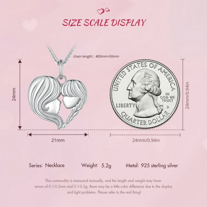 Colier argint mama si fiica [15]