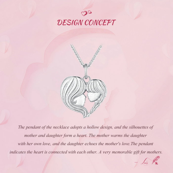 Colier argint mama si fiica [11]