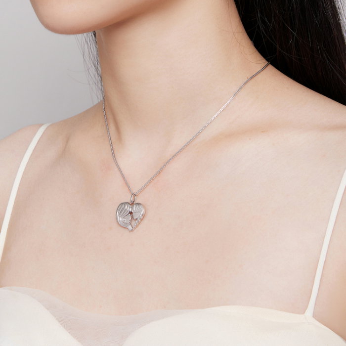 Colier argint mama si fiica [12]